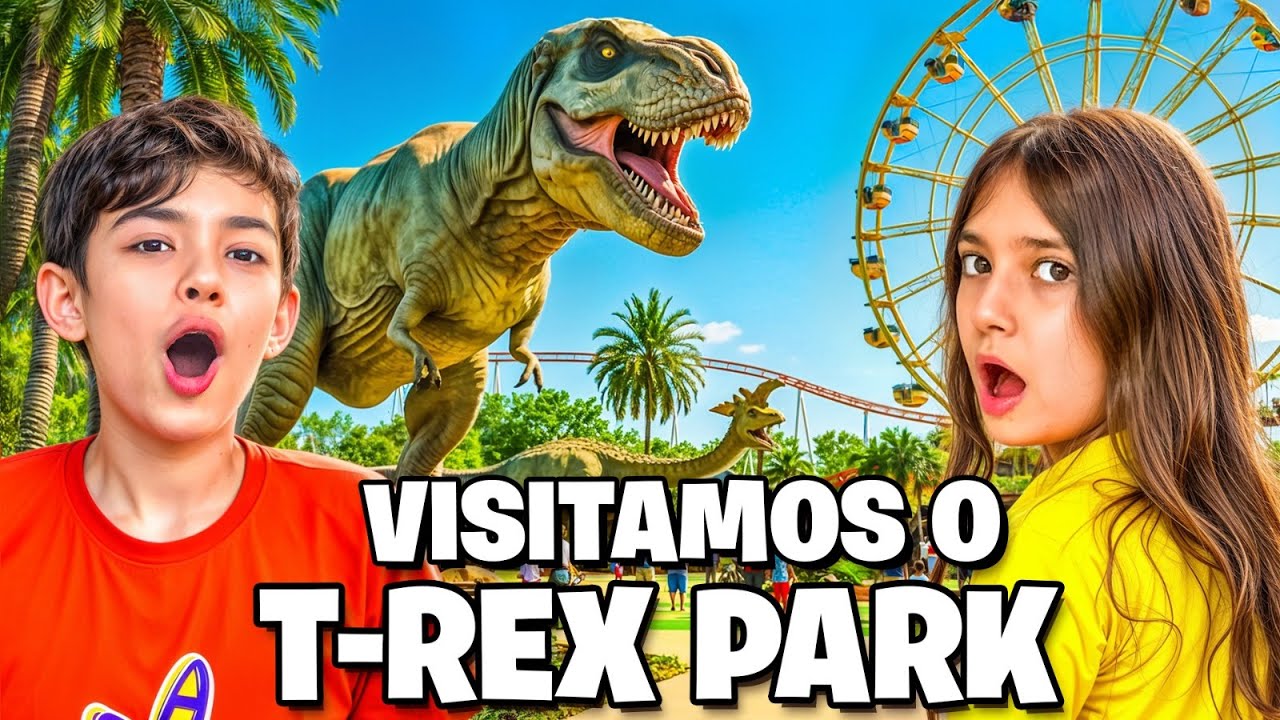 DIVERSÃO PELO MUNDO DO T-REX !!