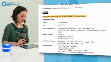 Leer hoe u een OET-schrijfvoorbeeldtest voor diëtetiek kunt afleggen