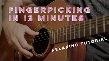 Meditative Fingerpicking Tutorial for Guitar (2-Finger Travis Pick)