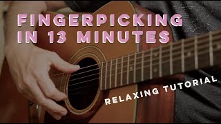 Meditative Fingerpicking Tutorial for Guitar (2Finger Travis Pick)