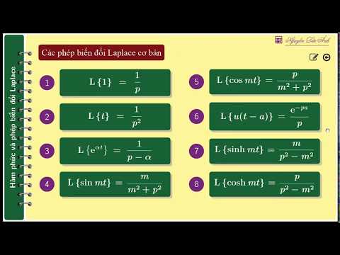 Video Hàm phức và phép biến đổi Laplace (Bài học tuần 7). - youtube