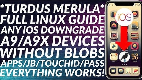 [GUIDE] Turdus Merula Linux: Downgrade A9/A9x devices to any iOS version | No Blobs/No Jailbreak