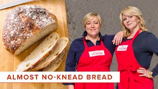 How To Make Almost No-Knead Sourdough Bread At Home
