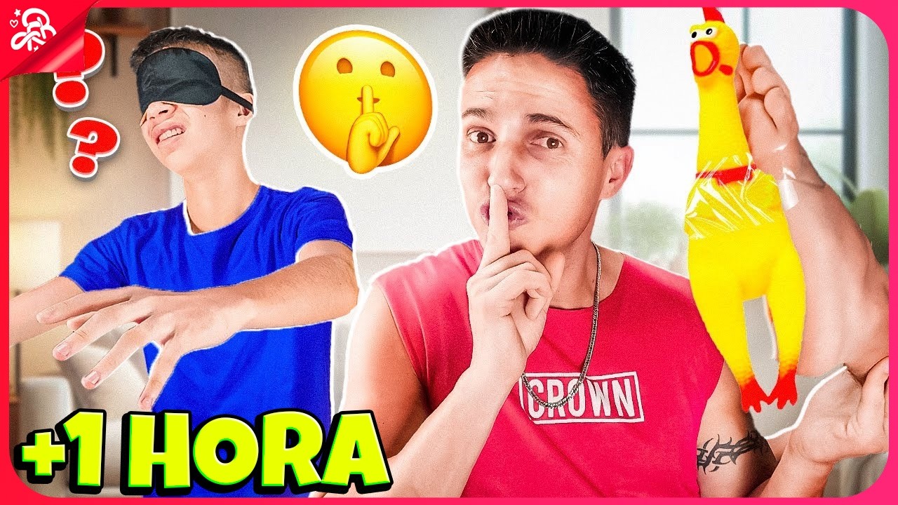 ESCONDE-ESCONDE MAS NÃO FAÇA BARULHO! +1 HORA NA PISCINA