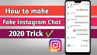 how to create fake instagram chat | how to get celebrity messages on instagram | instagram fake chat screenshot 1