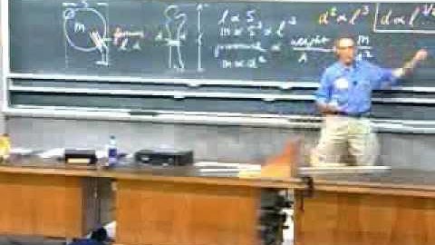8.01 Physics I: Classical Mechanics, Fall 1999 MIT LEC 1 (2/4)