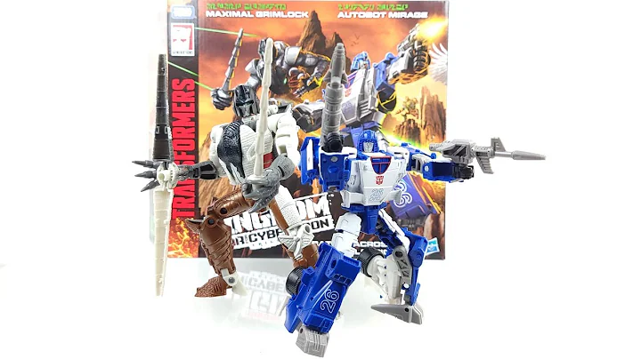 Transformers Kingdom Battle Across Time Collection Maximal Grimlock & Mirage Review