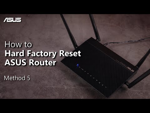 How to Hard Factory Reset ASUS Router? (Method 5)   | ASUS SUPPORT