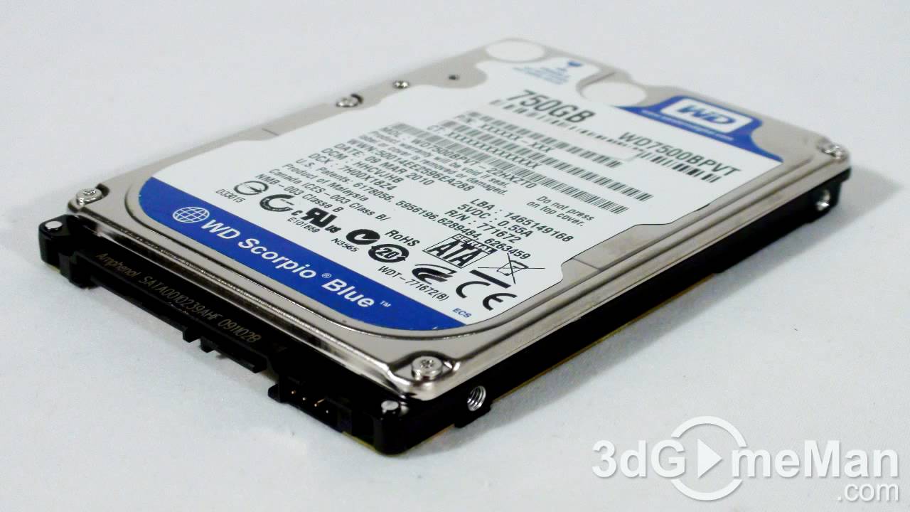 36 - Picture of the Western Digital Scorpio Blue 750GB 2.5