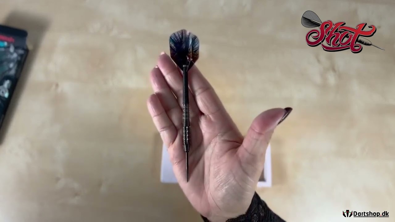 Shot Gnarly Rippah dartpile. Nyhed december 2024 hos Dartshop.dk