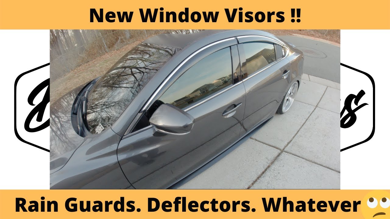 AUTOCARIMAGE Window Visors / Rain Guards For Mazda 6 Sedan (2013-2023) – 4-Piece Set