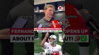 FERNANDO MENDOZA OPENS UP ABOUT