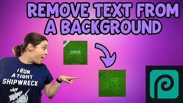 Remove Text from a Background in Photopea