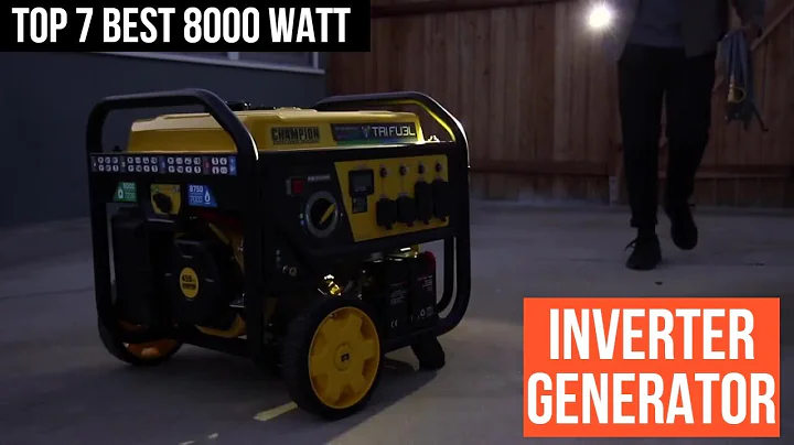 Discover the Top 7 Best 8000 Watt Inverter Generators in 2022