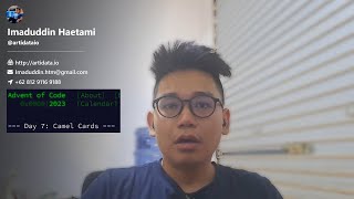 Advent of Code 2023 - Day 7 - Camel Cards