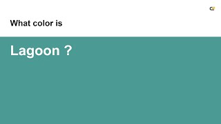 Lagoon color #4b9b93 hex color - Green color - Warm color 4b9b93