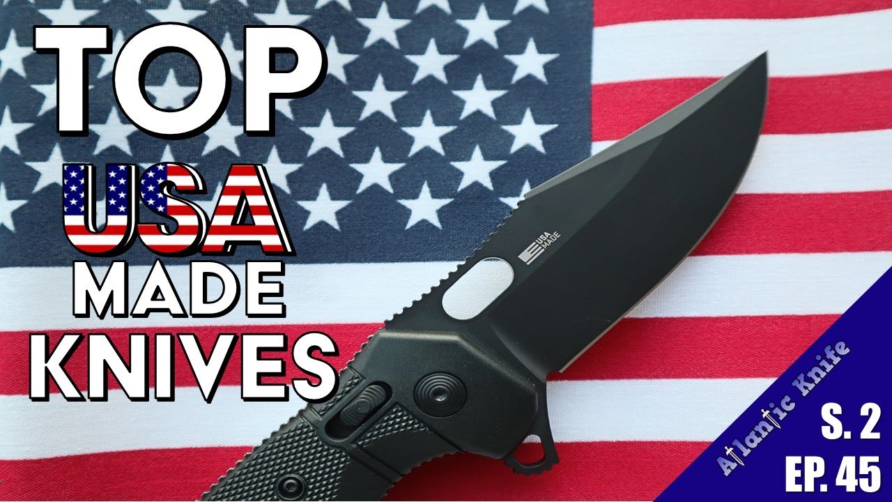 Top 3 USA Made Folding Knives of the Year AK Blade S 2 EP 45 2020
