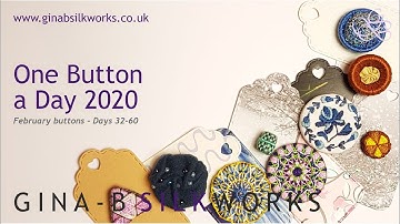 One Button a Day 2020 February Buttons