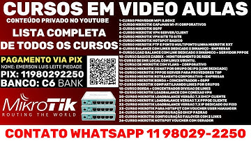 LISTA COMPLETA DE TODOS OS CURSOS EM VIDEO AULAS I7TELECOM CONSULTORIA - CONFIGURAÇÃO ONLINE