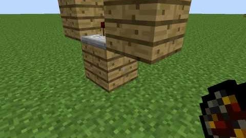 minecraft 1.2.5 how to make a flamethrower (easy)