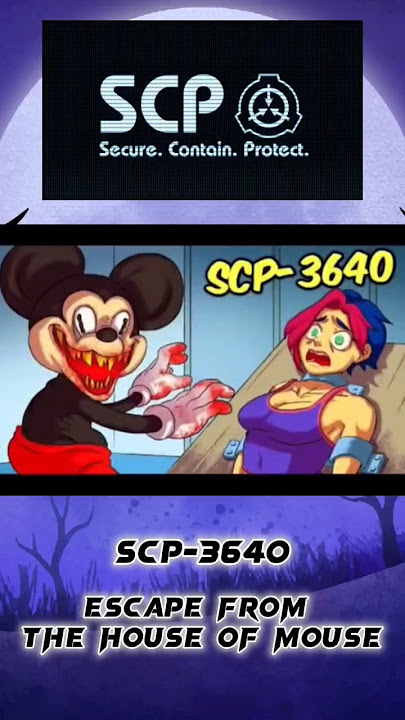 SCP-3640 (Escape from the house of mouse)🏃🐹 #scp #scpfoundation #viral #animation #shorts