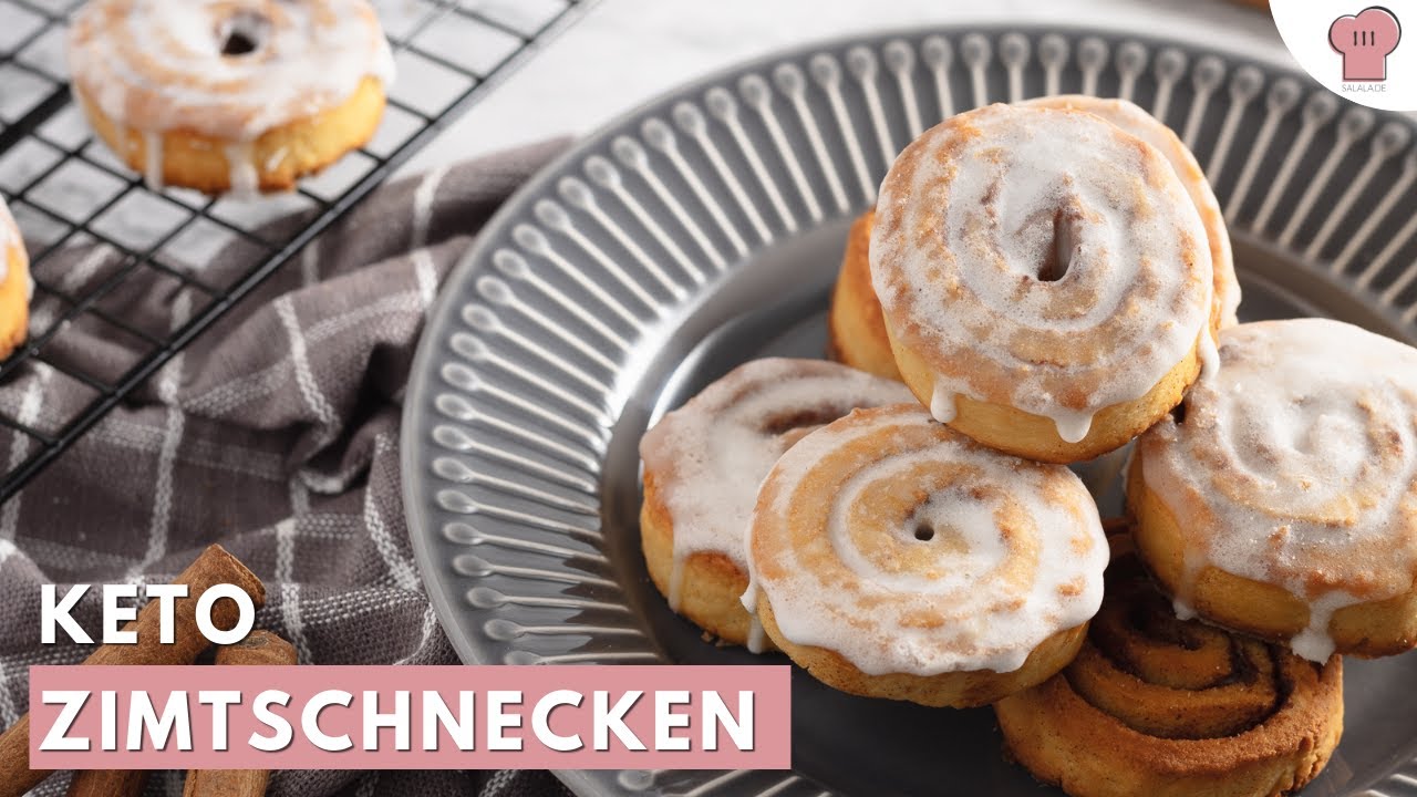 Die wirst du lieben 😍! Süßer Fathead Teig // Keto Zimtschnecken ohne Zucker