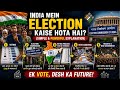 INDIA MEIN ELECTION KAISE HOTA HAI? (SIMPLE& POWERFUL EXPLANATION) EK VOTE DESH KA FUTURE! 😱😱😱