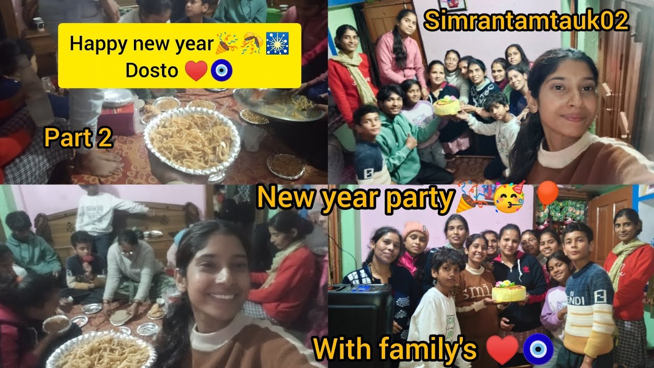 New year party🎉🥳 