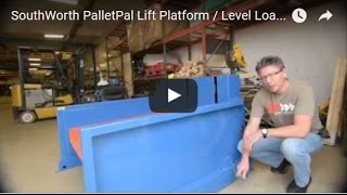 SouthWorth PalletPal Lift Platform / Level Loader by SJF Material Handling Inc. 959 views 8 years ago 2 minutes