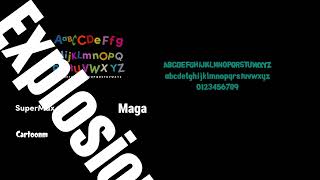 Jumbled letters show intro made in capcut