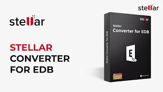 How to convert EDB to PST with Stellar Converter for EDB