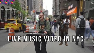 NYC Streets Ignite with Live Music Video Madness!