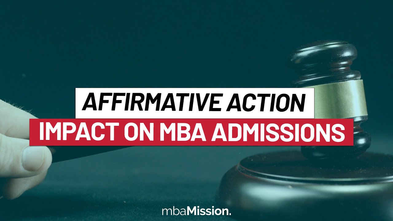 What the Ruling on Affirmative Action Means for MBA Admissions - YouTube