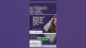 Manage Tariff Costs: Insights from Manifest 2024