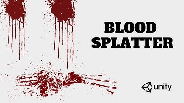 How to create a simple blood splatter effect in Unity