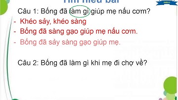 Tập đọc Lớp 1 Tuần 26 - Cái bống