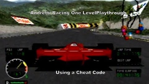 Andretti Racing One Level Playthrough using a Sega Saturn Cheat Code :D #Saturn #Sega #CheatCodes