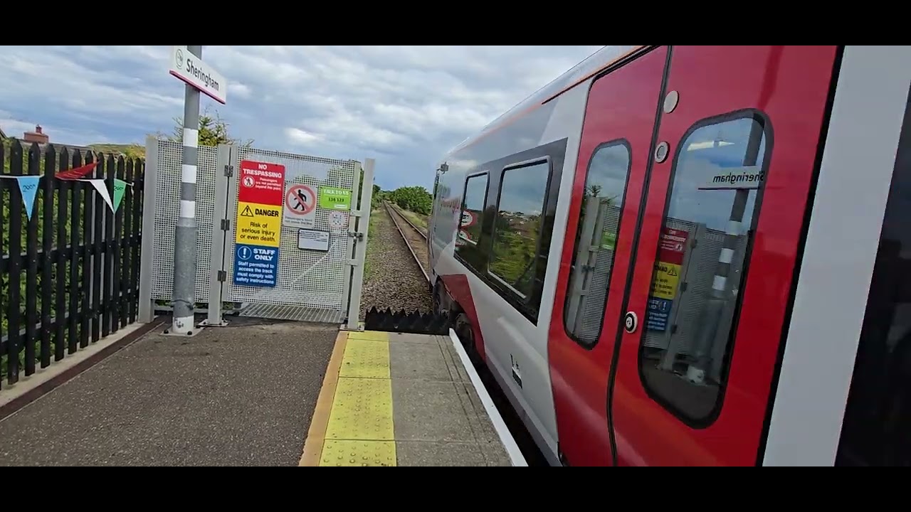 CLASS 755 418 14:44 GA FOR NORWICH DEPARTING SHERINGHAM 18TH MAY 2O26 ...