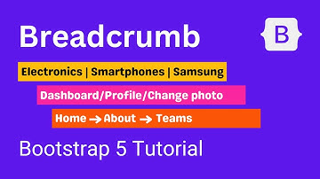 Breadcrumb in Bootstrap- Funku Coder | Bootstrap 5 tutorial for beginners