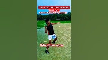 CAPF ASSISTANT COMMANDANT SHOT PUT #shorts #viral #capfassistantcommandant #capfshotput #Kolkata