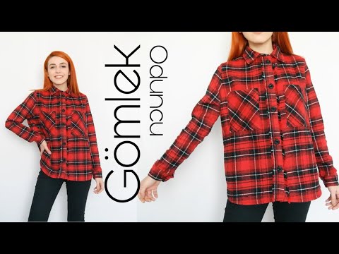 Çok Moda Oversize Oduncu Gömleği Nasıl Dikilir? Damla Toral