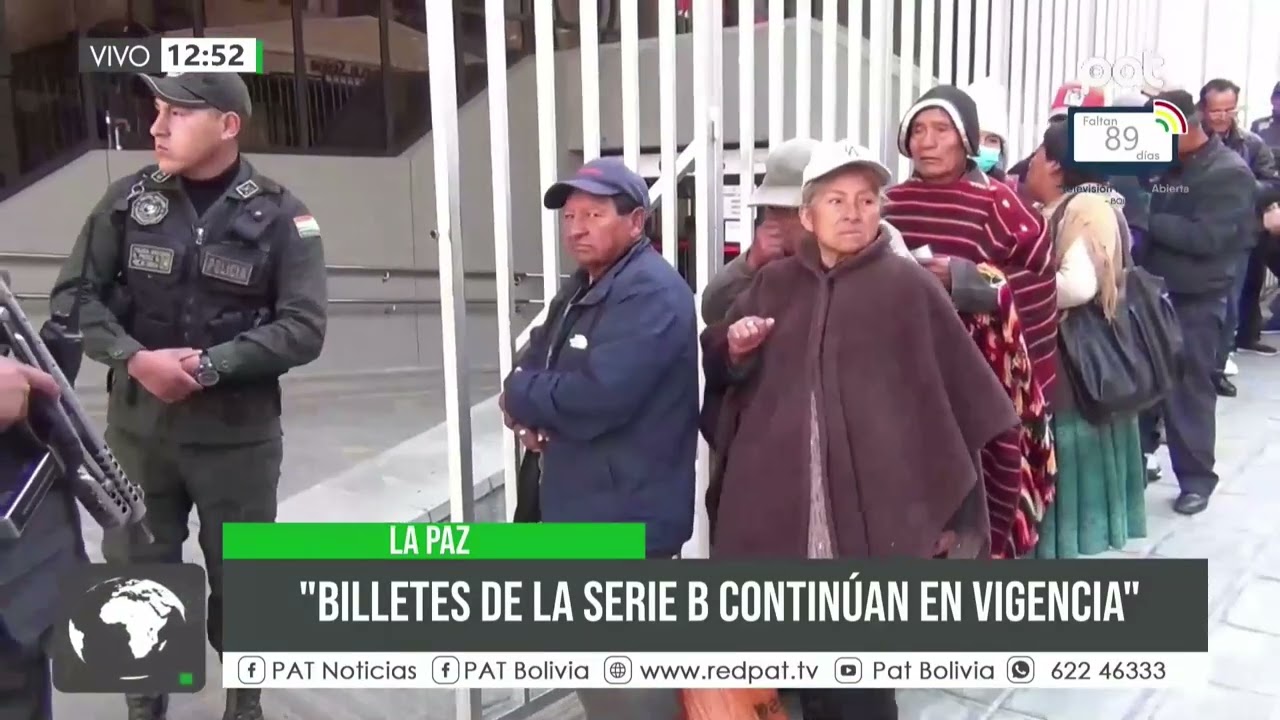 Banco Central aclara que billetes de la Serie B continúan en plena vigencia