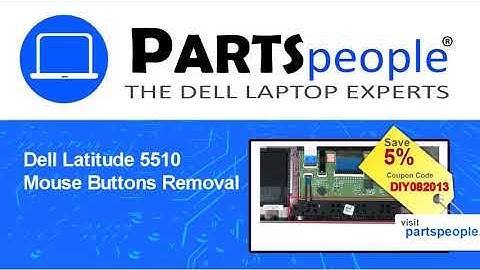 Dell Latitude 5510 (P80F002) Mouse Buttons How-To Video Tutorial