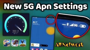 5G FASTER INTERNET APN SETTINGS FOR ALL NETWORK 2024 SETUP SETTINGS