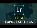 Lightroom Tutorial – How to Export High-Resolution Images (Web & Print Settings)