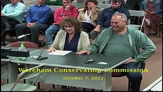 Wareham Conservation Commission Meeting 10-5-22