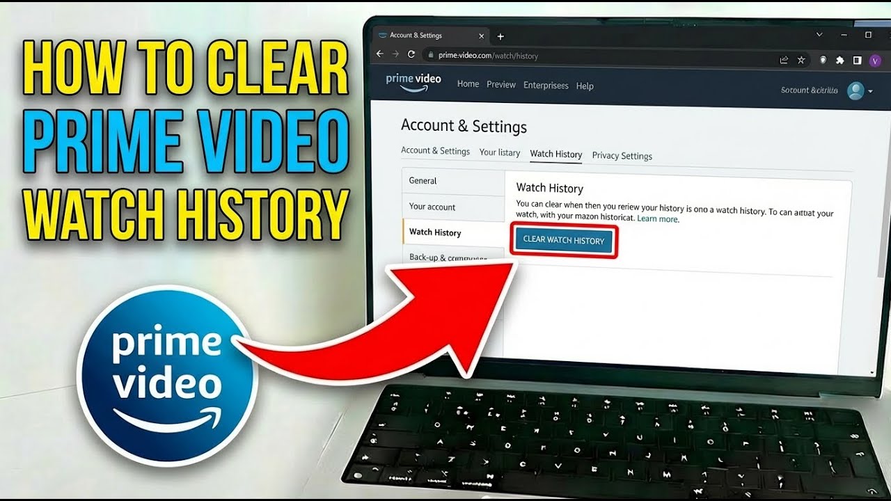 how to clear watch history on amazon prime video - YouTube