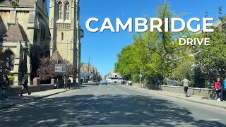 Cambridge City Drive | Beautiful Historic City in England (4K)
