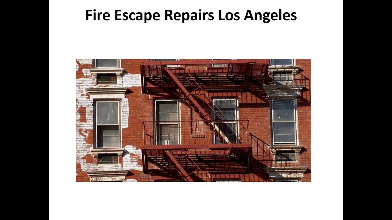 West Coast Fire Escapes Repairs in Los Angeles, CA