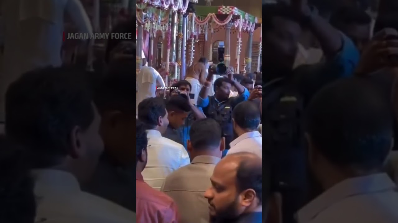 Jagan anna attends family function 🤍 